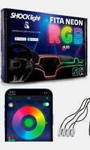 Fita LED Interna RGB com Controle